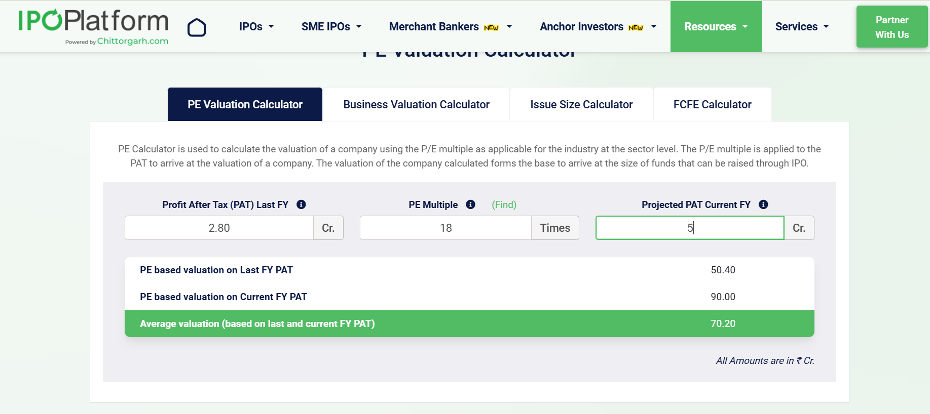 FCFE Calculators for SME IPO Eligibility by NSE Emerge